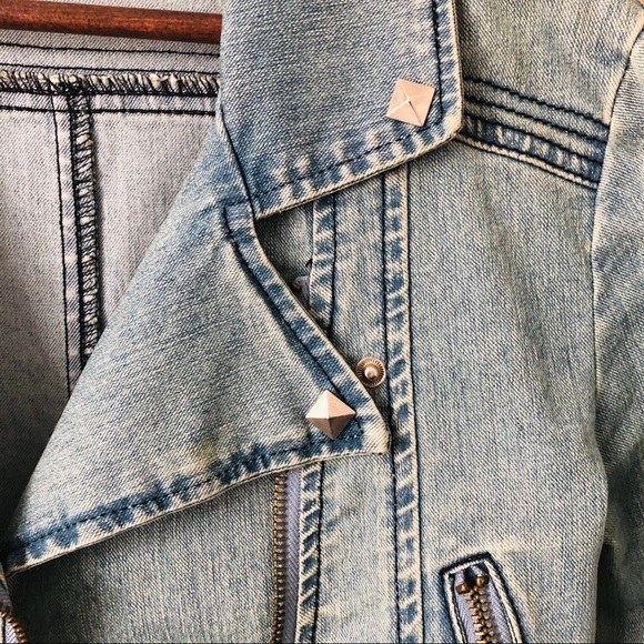 Moto Jean Jacket (S/petite) - Picture 6 of 8